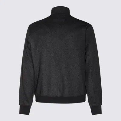 Zegna Modern High Collar Jacket Featuring Pockets In Black