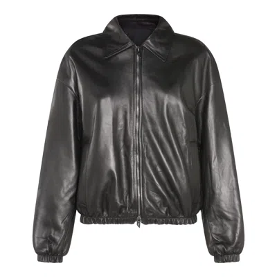 Salvatore Santoro Jackets Blacks And Greys In Black