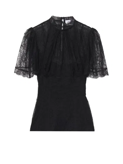 Alexander Mcqueen Top Mcqueen Woman Color Black In Black