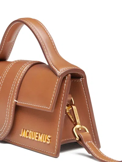 Jacquemus Le Bambino Leather Tote Bag In Light Brown 2