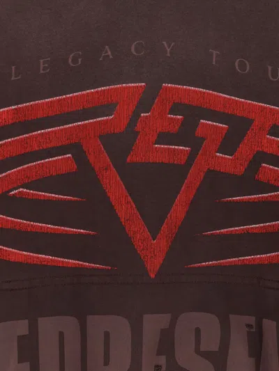 Represent Reversible Living Legacy Tour Sweatshirt In Black In Brown