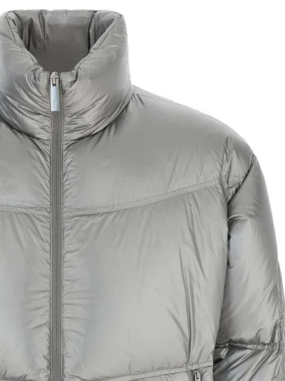 Laminar Metallic Shield Down Jacket With Titanium Coating Clothing In Gray