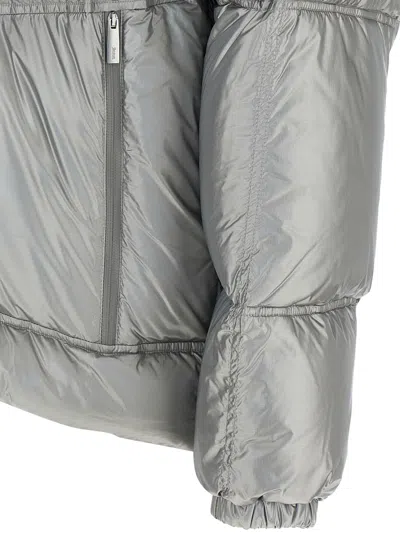 Laminar Metallic Shield Down Jacket With Titanium Coating Clothing In Gray