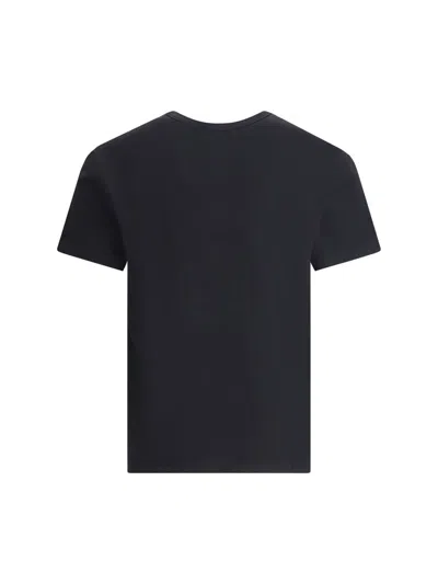 Valentino Cotton T-shirt With Vg Patch In Blue