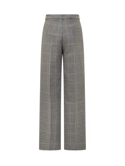 Des_phemmes Des Phemmes Pants In Prince Of Wales In Gray