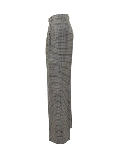 Des_phemmes Des Phemmes Pants In Prince Of Wales In Gray