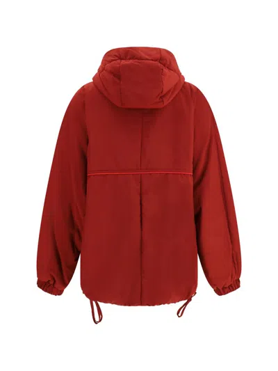 Marbell Zoe Anorak Jacket In Polyamide In Red