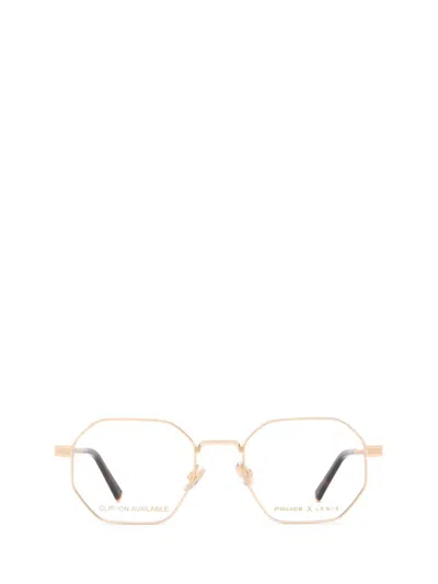 Police Eyeglasses In Gold