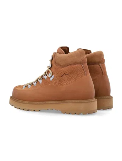 Diemme Tan Roccia Vet Gomma Boots In Brown