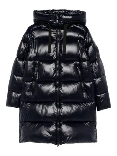 Save The Duck Isabel Long Down Jacket In Multi