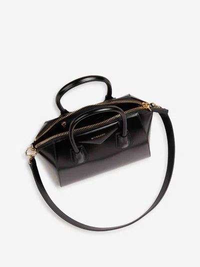 Givenchy Borsa A Mano Antigona Piccola In Pelle Cioccolato  Donna In Black