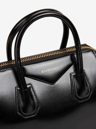Givenchy Borsa A Mano Antigona Piccola In Pelle Cioccolato  Donna In Black