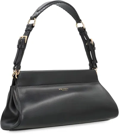 Prada Chic Top Handle Shoulder Bag With Gold Hardware In Pattern
