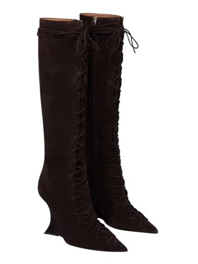 Paris Texas Nina 105 Lace-up Boot In Black