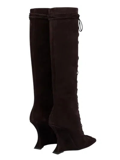 Paris Texas Nina 105 Lace-up Boot In Black
