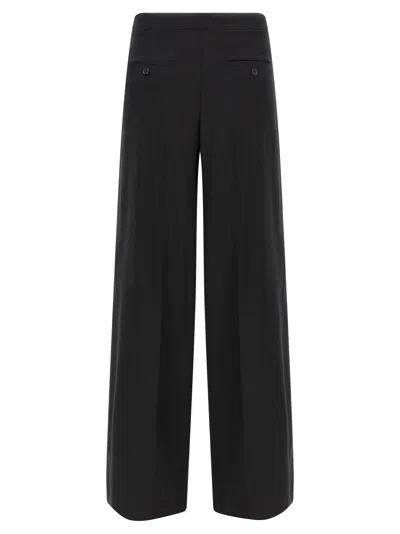 Pinko Trousers Blacks And Greys In Black