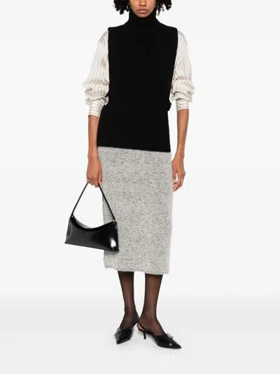 Alberta Ferretti Women Skirt In Gray
