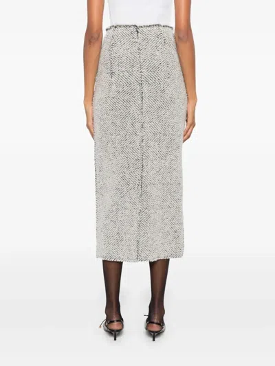 Alberta Ferretti Women Skirt In Gray