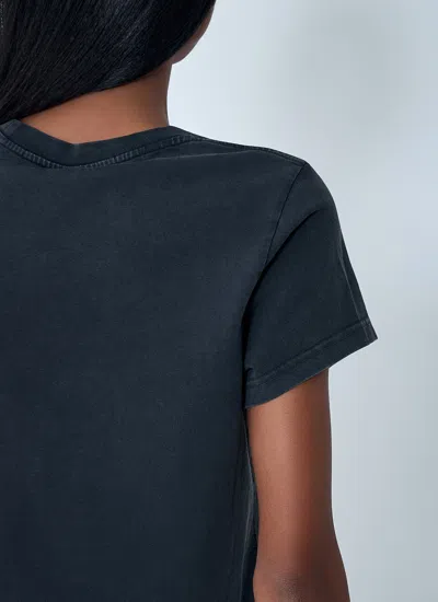 Alexander Wang T-shirt With Logo In Blue