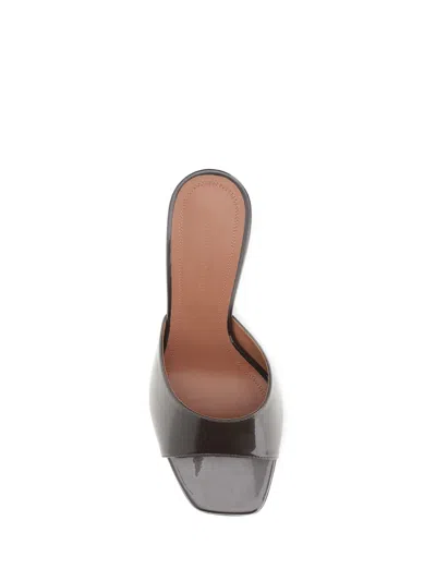 Amina Muaddi Lupita Sandals In Green