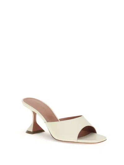 Amina Muaddi Women Lupita Sandals In Metallic