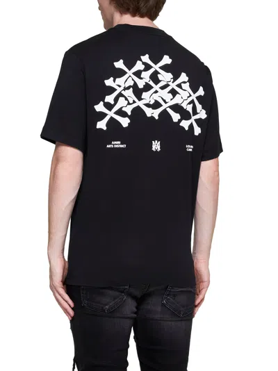 Amiri Tshirt Con Logo In Black