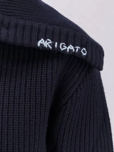 Axel Arigato Women Celin Ribbed Wool Blend Cardigan In Black