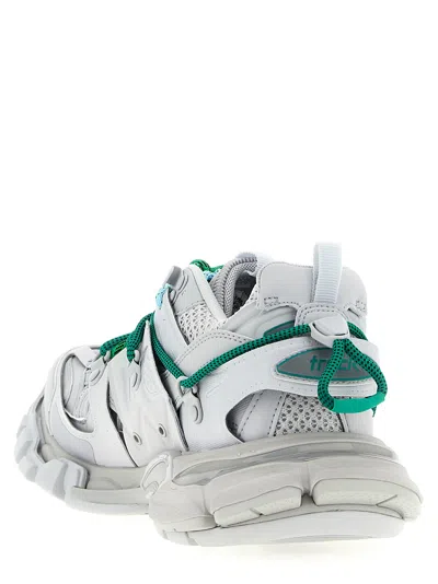 Balenciaga Track Trail Laces Sneakers Gray In White