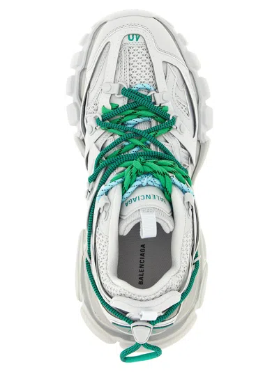 Balenciaga Track Trail Laces Sneakers Gray In White