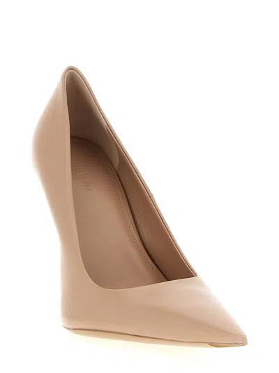 Balenciaga 110m Avenue After Elongated-toe Pumps In Nude