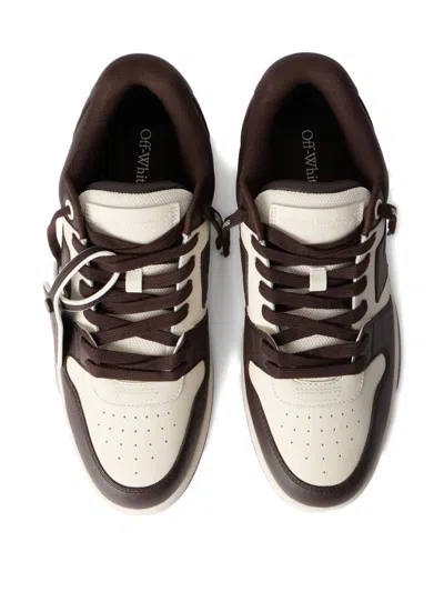 Off-white Off White Out Of Office Leather Sneakers In Animal Print