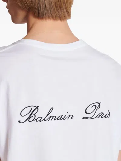 Balmain Cotton T-shirt In Multi