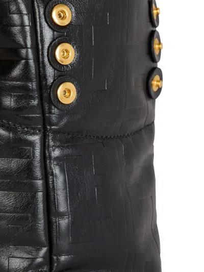 Balmain 1945 Soft Tote Bag In Black