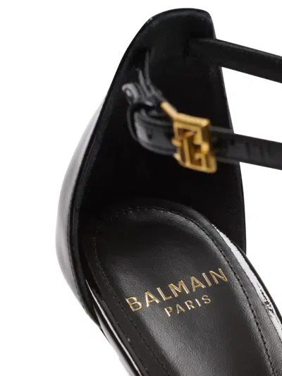 Balmain Leather Pumps In Black