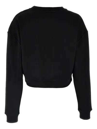 Balmain Biologic Cotton Sweatshirt With Frontal Logo In Multi