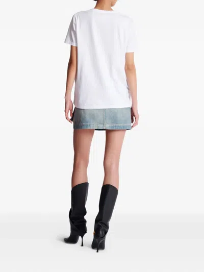 Balmain Printed T-shirt In White