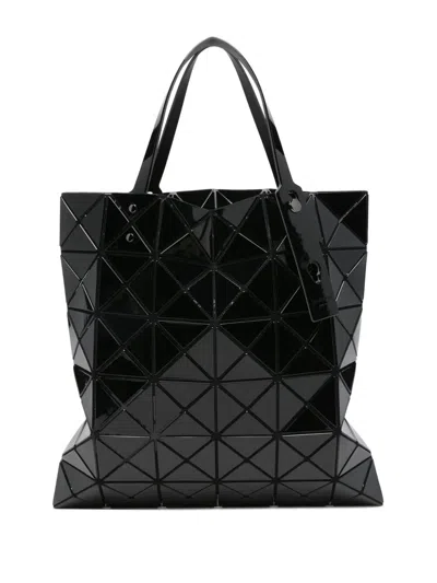 Bao Bao Issey Miyake Lucent Geometric-pattern Shoulder Bag In Black