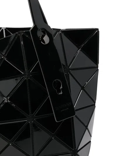 Bao Bao Issey Miyake Lucent Geometric-pattern Shoulder Bag In Black