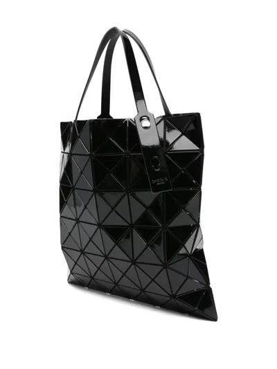 Bao Bao Issey Miyake Lucent Geometric-pattern Shoulder Bag In Black