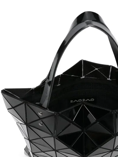 Bao Bao Issey Miyake Lucent Geometric-pattern Shoulder Bag In Black