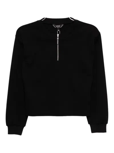 To B. By Agnès B. Half-zip Sweatshirt In Animal Print