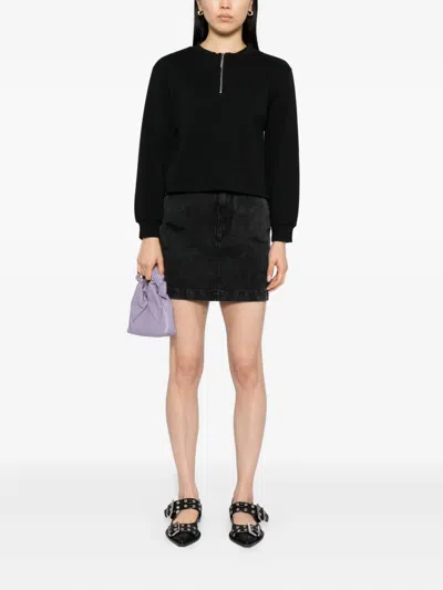 To B. By Agnès B. Half-zip Sweatshirt In Animal Print