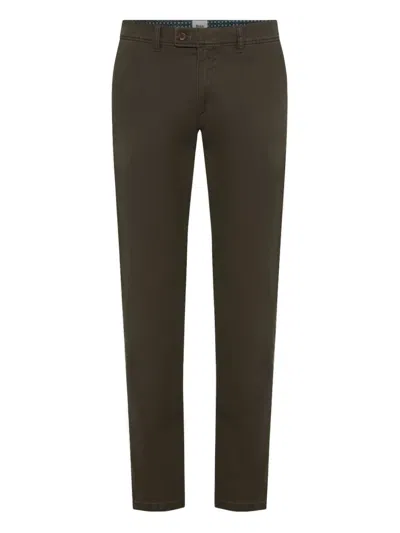 Brax Evans Buttoned Trousers In Brown