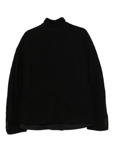 The Viridi-anne Embroidered Twil Blazer In Black