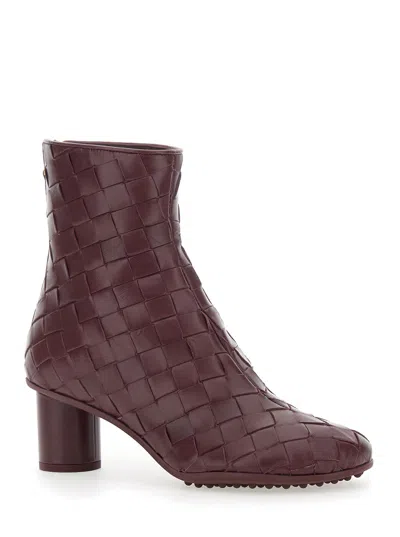 Bottega Veneta Atomic Ankle Boot In Animal Print