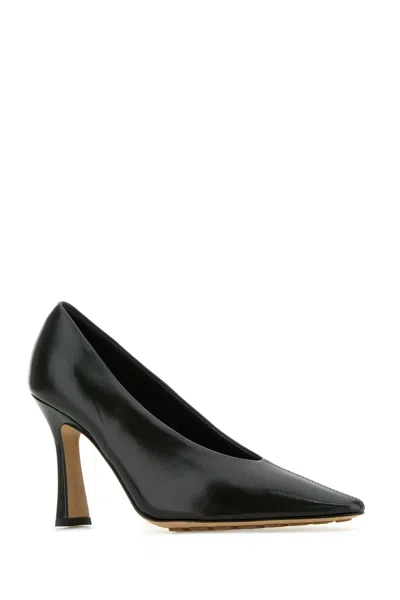 Bottega Veneta Women Dark Green Leather Sofia Pumps In Green