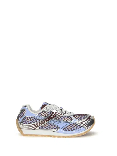 Bottega Veneta Orbit Metallic Net Runner Sneakers In Multi
