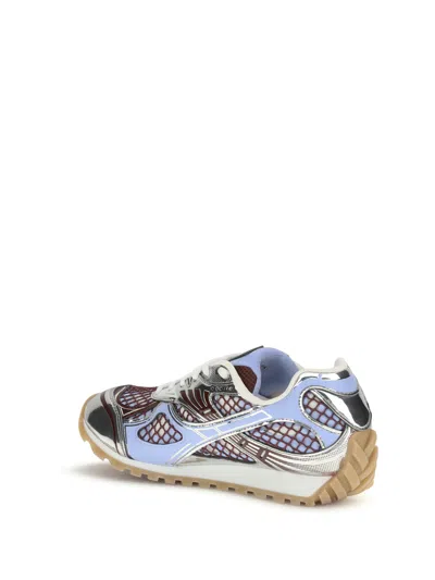 Bottega Veneta Orbit Metallic Net Runner Sneakers In Multi