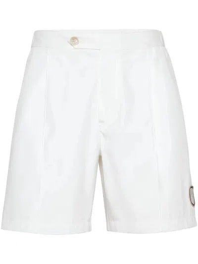 Brunello Cucinelli Men Bermuda In White
