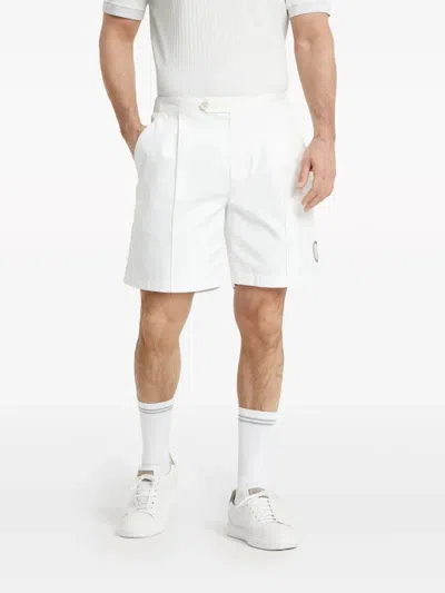 Brunello Cucinelli Men Bermuda In White